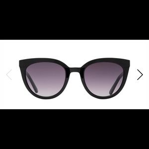 NIB Carolina Lemke Black Cateye Sunglasses CL7728